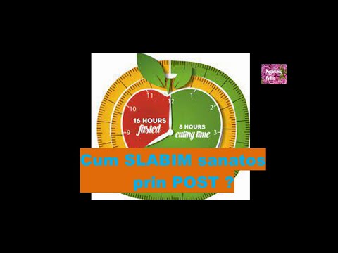 Cum sa fim sanatosi prin POST INTERMITENT ?