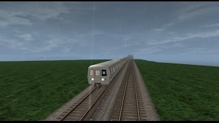 Trainz 12: R46 (A) Train (Far Rockaway - 207 St) (Voice Announcements) {All Stops}