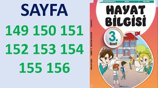 3. SINIF HAYAT BİLGİSİ DERS KİTABI SAYFA SAYFA 149 150 151 152 153 154 155 156