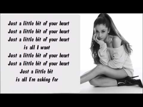 bit lyrics heart ariana