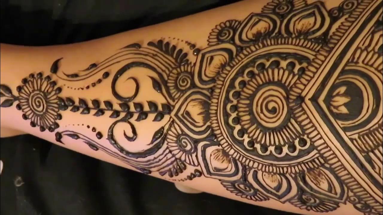Henna Design For Your Legs! - YouTube