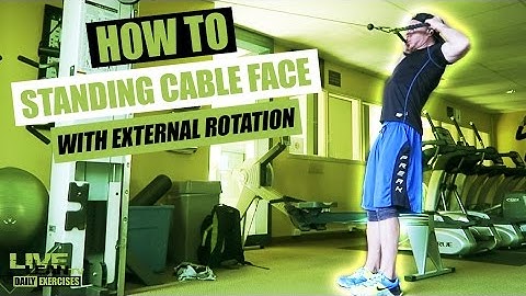 How To: Standing Cable Rope Face Pull With External Rotation