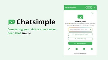 Chatsimple YCombinator demo video