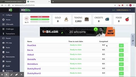 How to solve Shortlinks - HitBits website