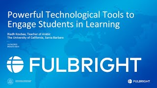 Fulbright Mid-Year  Conference 2022-2023 | Delivering a Presentation | Part 2