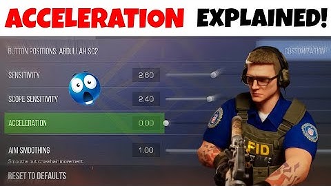 Standoff 2 Acceleration Setting Explained | Standoff 2 Best Settings