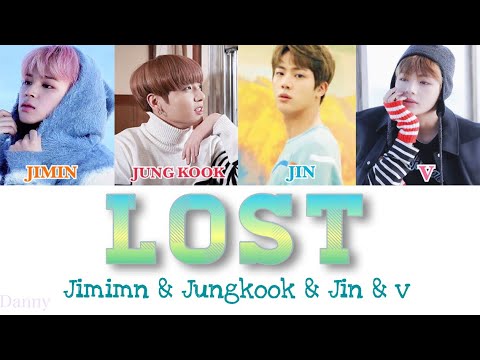 LOST- BTS【歌詞＊日本語字幕＊かなるび】(防弾少年団/방탄소년단/バンタン) color coded Lyrics audio Han_Japan