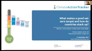 Climate Week NYC 2022 CAT Side Event - What is good target design and how do countries compare