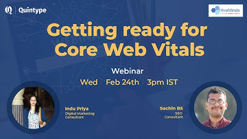 webinar | Core Web Vitals | Google Page Experience Update