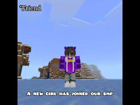 When a new Girl join the smp #viral #shorts #ytshorts #minecraft  #games