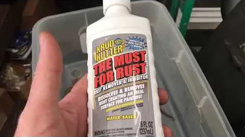 Rust Removing with Krud Kutter