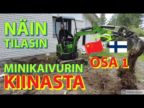 Video: Minikaivukoneen käyttö (kuvilla)