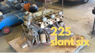 Slant six first start in 18 years