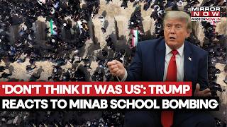 Trump Reacts To US Role In Deadly Minab School Bombing, Says, 'Don't Think It Was Us' | Watch