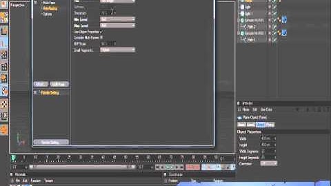 Tutorial #1 - Cinema 4D Render Settings
