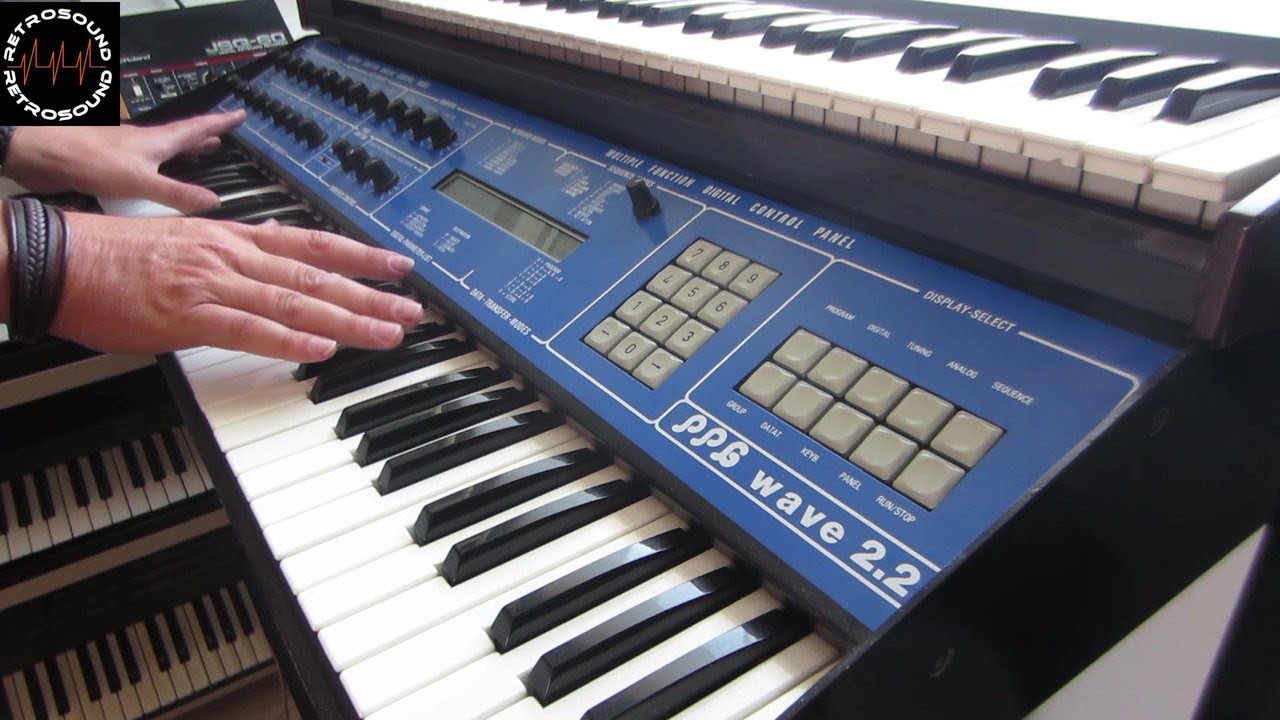 PPG wave 2.2 Wavetable Synthesizer (1982) RetroSound Soundscapes II - sound demo