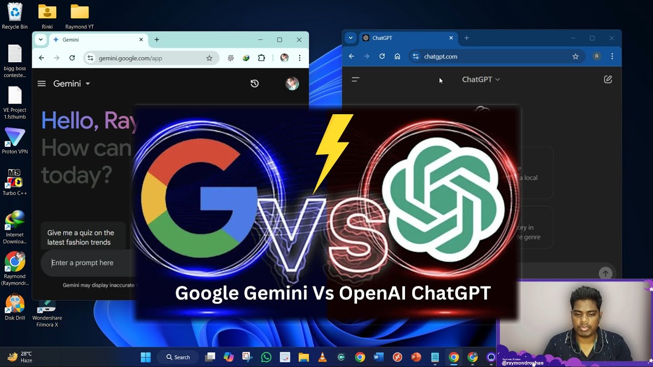 Google Gemini Vs ChatGPT | Who wins | Reality Check | Which Learning AI ...