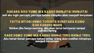 RAKE - Yume wo Daite Naruto Shippuden Ending 26 (Lirik dan Terjemah)