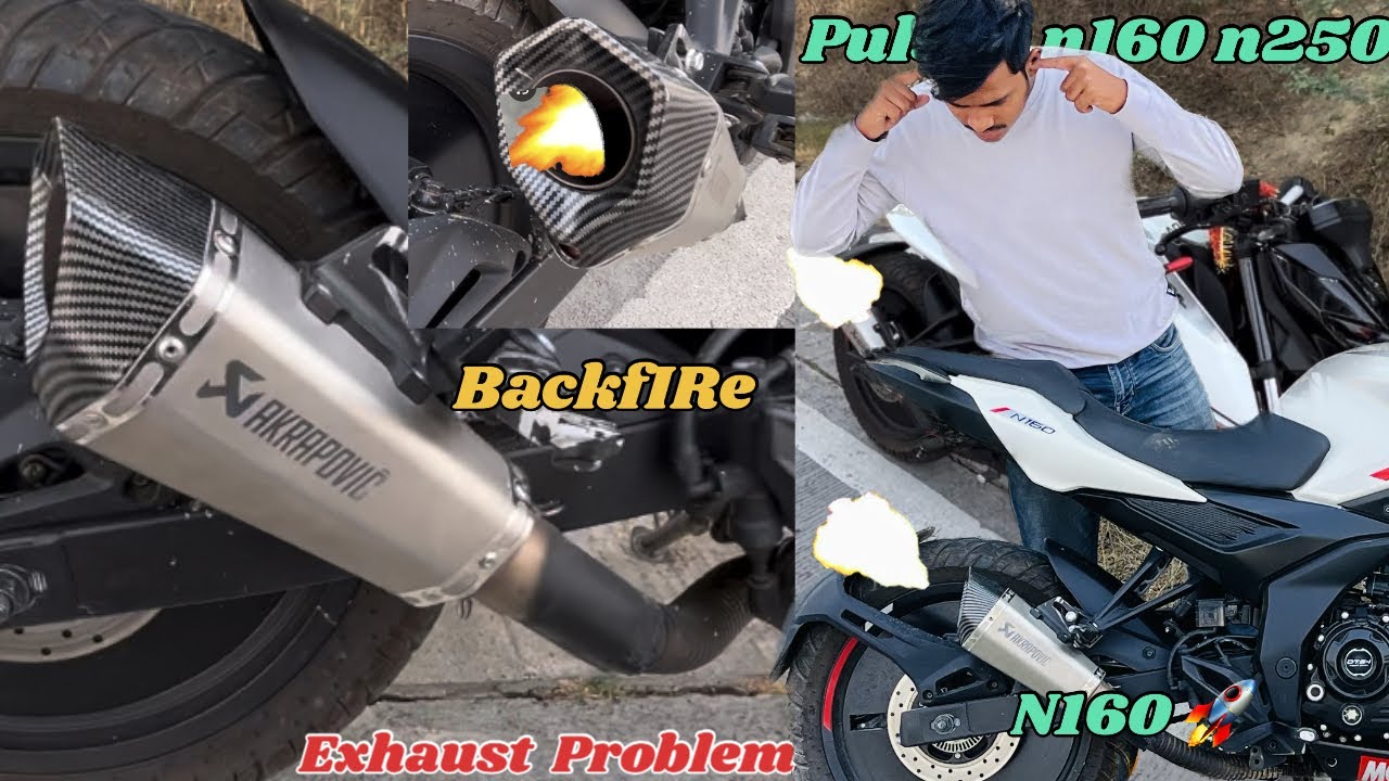 Pulsar N160 after market AKRAPOVIE exhaust pros and cons exhaust problem 😱 