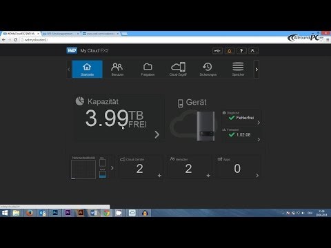 WD My Cloud EX2 - Dashboard und Einstellungen erklärt