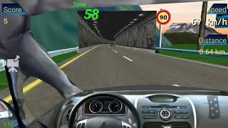 Traffic Racing : in car, curvy road, drift, police screenshot 2