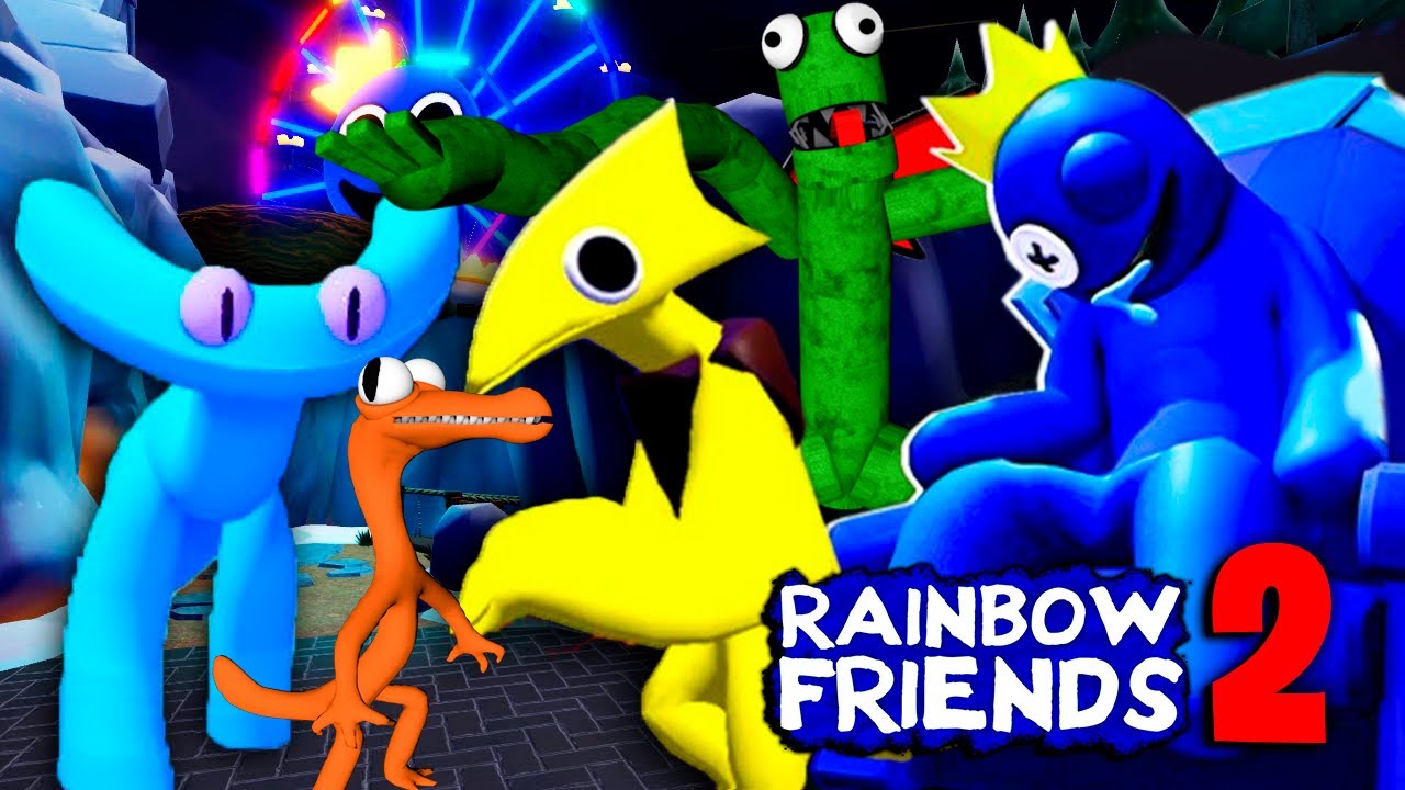 ATUALIZOU ! 🔴🌈 JOGANDO RAINBOW FRIENDS CAPITULO 2 ROBLOX🔴ROBLOX