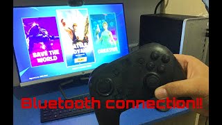 How To Connect Your Nintendo Switch Pro Controller To Your Pc And Play Fortnite 21 Youtube