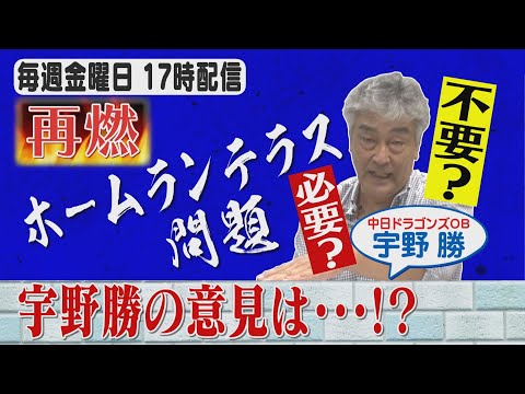 【必要？不要？】立浪監督が熱望する『ホームランテラス』の是非【宇野勝の意見は？】