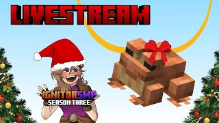 Hanging some misletoads IGNITORSMP🔥 Livestream 🔥  #minecraftlivestream