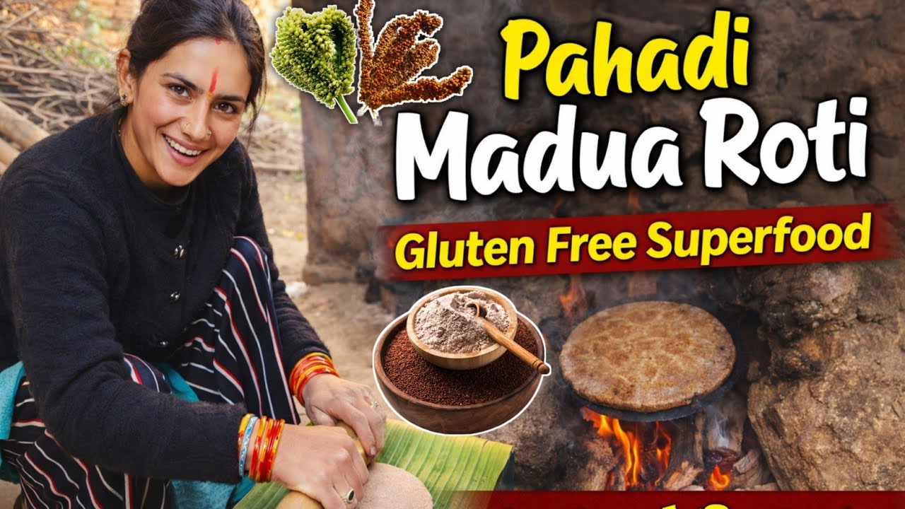 Mota Roti Madua ki Roti उत्तराखंडी Mota Anaj| Ragi Roti Recipe| Finger Millet ...