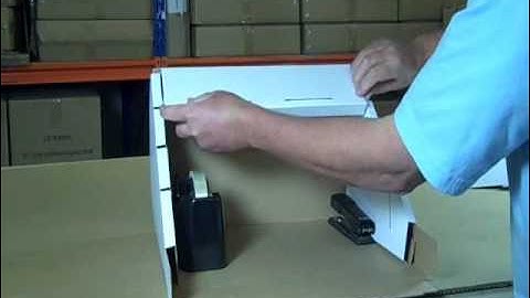 9335 cardboard display stand assembly instructions.