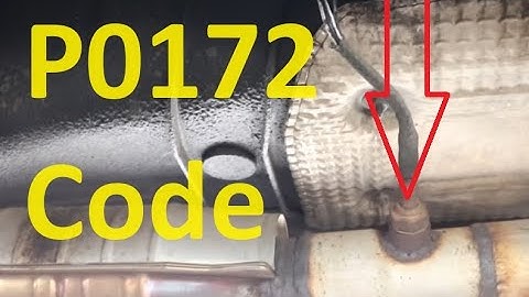 Causes and Fixes P0172 Code: Fuel System Too Rich (Bank 1)