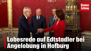 Salzburg Ist In Frauenhand Edtstadler Offiziell Als Landeshauptfrau Angelobt Krone.tv News