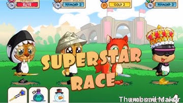 Playing a Superstar race with friends-Featuring GenesisWolf FR3 &Super saiyan blue Goku/fun run/goku