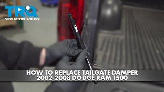 Sports Performance How to Replace Tailgate Lift Support 2002-2008 Dodge Ram 1500