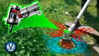 REPAIR OF A LAWN MOWER ☘️ How to replace and lubricate the lower gearbox of a trimmer