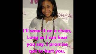 Tiffany Evans ft Ciara-Promise Ring Lyrics