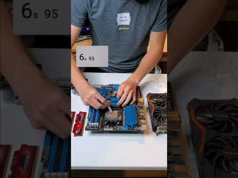 PC Building Speed Competition #shorts