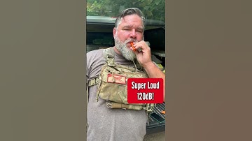 BEST EMERGENCY WHISTLE! #gear #shorts #whistle #edc #camping #lost #hiking #adventure #emergency