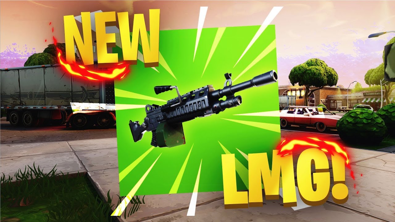 NEW LMG!!!(Fortnite BR)!!Full Gameplay