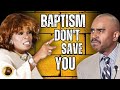Watch how this woman apostle challenge apostle gino jennings saying baptism dont save him
