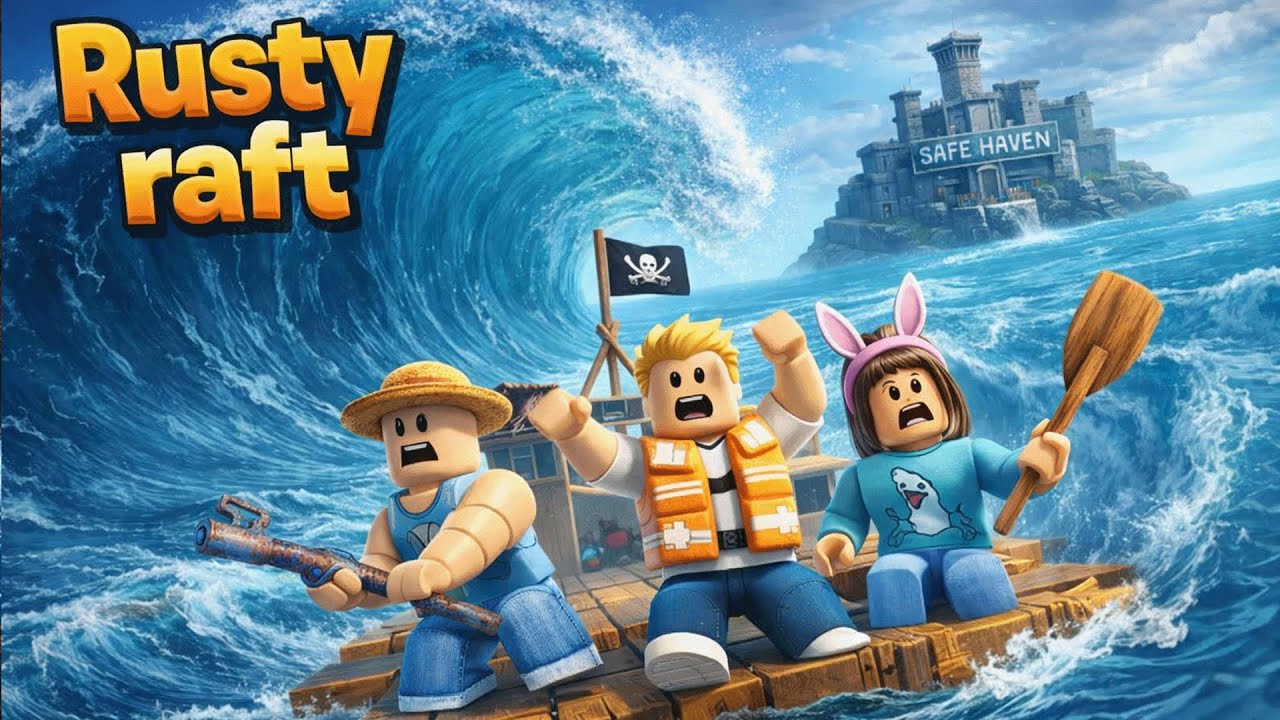 Saltbeard Rusty Rafts AKU HARUS MENANG DAN MENJADI RAJA BAJAK LAUT!!! Rusty Raft #5 - YouTube