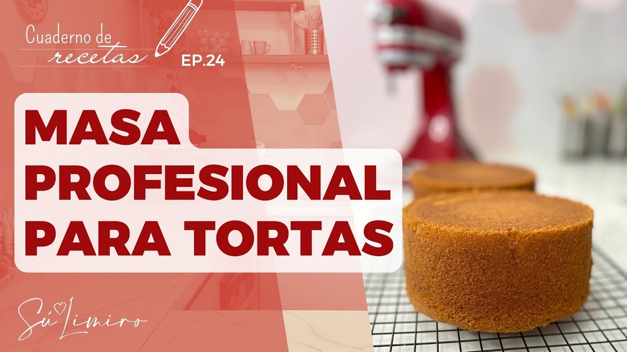 Receta de masa profesional para tortas altas y estructuradas