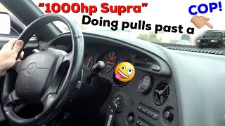 1000HP SUPRA FLYS BY A COP + FINISHED INTERIOR!