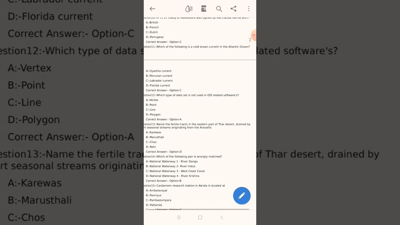 kpsc latest question paper