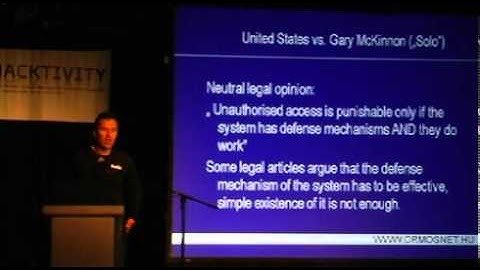 Hacktivity 2010: Most Famous Information Security-related Lawsuits from the Past