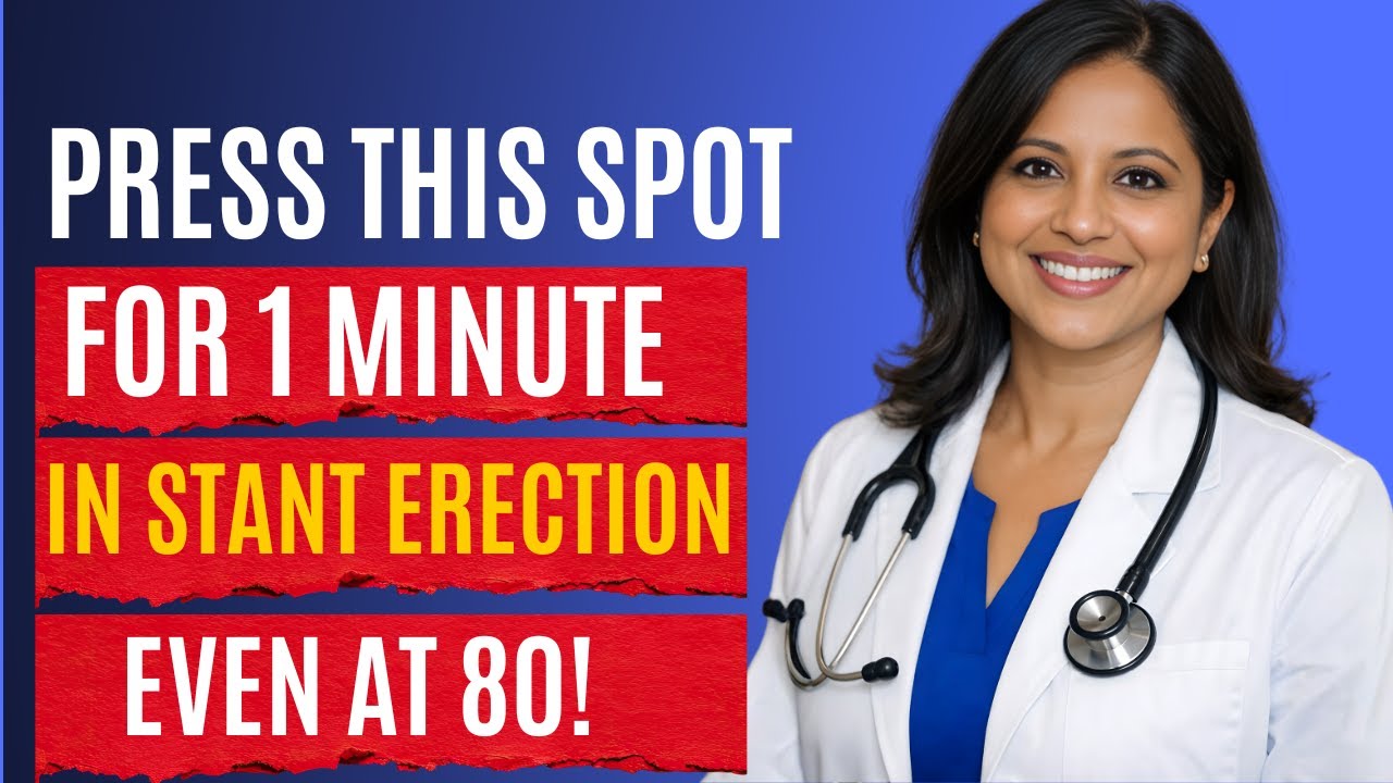 Older Men! Massage THIS Spot for 1 Minute to Restore Potency