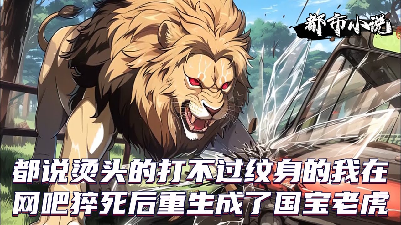 都说烫头的打不过纹身的我在网吧猝死后重生成了国宝大老虎！#漫画 #小说 #玄幻