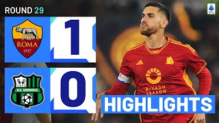 ROMA-SASSUOLO 1-0 | HIGHLIGHTS | Pellegrini secures three points for Giallorossi | Serie A 2023/24