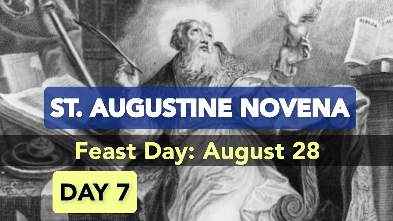DAY 7 Novena to St. Augustine of Hippo August 25 YouTube